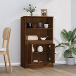 Highboard DE3699 Eiche Schwarzbraun Dekor