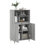 Highboard DE5448 Eiche Grau Dekor