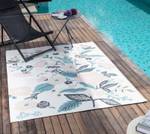 Outdoorteppich JAMMU Hellblau - Multicolor - 200 x 275 cm