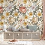 Kindertapete Vintage Blumen­­wand 487 x 280 x 487 cm