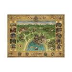 Puzzle Karte von Hogwarts Papier - 28 x 6 x 38 cm