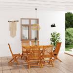 Garten-Essgruppe (7-teilig) 3004609-1 Braun - Massivholz - Holzart/Dekor - 70 x 75 x 120 cm