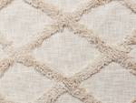 Couverture GUNA Beige - Blanc - Fibres naturelles - 130 x 1 x 180 cm