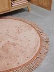 Teppich Juul Pink - Naturfaser - 130 x 1 x 130 cm