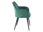 Chaise gondole ELEANA Vert émeraude - Lot de 6