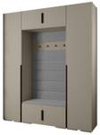 Garderobe Inova 1 Z13 Schwarz - Grau - Schwarz