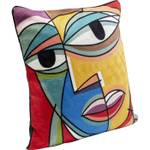 Coussin Faccia Arte gauche Textile - 50 x 50 x 5 cm