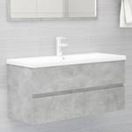 Meuble lavabo avec bassin 3007833-3 Gris minéral - Largeur : 100 cm