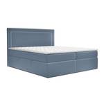 Boxspringbett Annecy Premium Blau - Breite: 160 cm