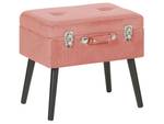 Tabouret MALLARD Noir - Rose foncé