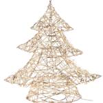 Weihnachtsbaum aus Metall, 30 LED, cm 20