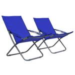 Klappbarer Strandstuhl 3002186 (2er Set) Blau