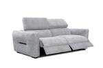 3-Sitzer Sofa Calvera mit 2 Relax Hellgrau