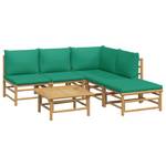 Garten-Lounge-Set 3028491-22 (6-teilig) Grün - Bambus - 69 x 65 x 69 cm