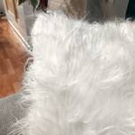 Lot de 2 coussins blanc fourrure - Mouth Blanc - Fourrure synthétique - 45 x 45 x 10 cm