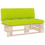 Paletten Mittelsofa 3016504-8 Hellgrün - Holz