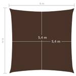 Voile solaire 3016494-4 Marron - 600 x 600 cm