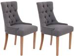 Chaise salle à manger Aberdeen Lot de 2 Gris lava