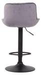 Tabouret de bar Lentini Lot de 2 Gris lava