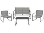 Lounge Set BARREA 4-tlg Grau