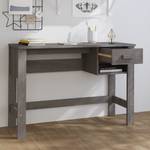 Schreibtisch 3015245 Grau - Holzwerkstoff - Massivholz - Holzart/Dekor - 110 x 75 x 40 cm