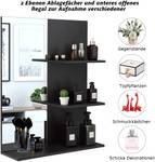 Badezimmer Wandspiegel Badspiegel Grau - Holzwerkstoff - 17 x 72 x 57 cm