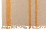 Decke Emma Weiß - Textil - 140 x 1 x 210 cm