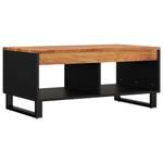 Couchtisch D891 Eiche Schwarzbraun Dekor - 90 x 40 cm