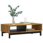 Couchtisch D100 Braun - Massivholz - 50 x 33 x 100 cm