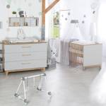 Set de chambre bébé Caro 3 pcs Gris - Bois manufacturé