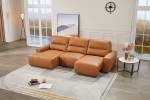 Big Sofa DORI Braun - Armlehne davorstehend links - Ecke davorstehend links