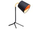 Kinderlampen MOOKI Schwarz - Orange - Metall - 23 x 42 x 28 cm