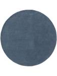 Tapis en laine rond Bent Bleu - 150 x 150 cm