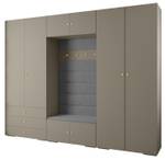 Garderobe Inova 2 Z14 Gold - Grau - Gold