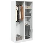 Kleiderschrank 298537-4 Weiß - Breite: 100 cm