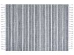 Tapis tressé BADEMLI Gris - Gris lumineux - Blanc - 160 x 160 x 230 cm