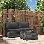 Garten-Lounge-Set 3029630-3 (3-teilig) Grau