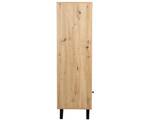 Standregal Berlin 52 AO Braun - Holzwerkstoff - Kunststoff - 45 x 134 x 40 cm