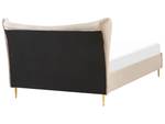 Doppelbett CHALEIX Beige - Gold - Grau - Taupe - Breite: 148 cm