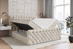 Boxspringbett BOXI8-Z Beige - Breite: 140 cm - H4