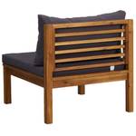 Sofa-Set (2-teilig) 3011220-3 Grau - Massivholz - Holzart/Dekor - 69 x 63 x 69 cm