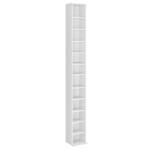 Étagère CD / DVD Høyset Blanc - Bois manufacturé - 20 x 175 x 20 cm