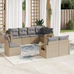 Gartensitzgruppe K3214(8-tlg) Beige - Massivholz - 69 x 62 x 55 cm