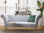 Chaise longue NANTILLY Doré - Gris - Gris lumineux