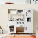 Kinderküche mit Licht+Sound Weiß - Holzwerkstoff - 29 x 82 x 73 cm