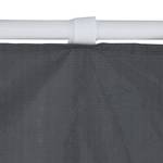 Paroi latérale tonnelle lot de 2 en gris Gris - Blanc - Matière plastique - 300 x 200 x 1 cm