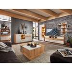 Wohnzimmer Valente 42 (6-teilig) LED Grau - Holzwerkstoff - Holzart/Dekor - 445 x 202 x 48 cm