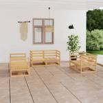 Salon de jardin Marron - Bois massif - Bois/Imitation - 70 x 67 x 70 cm