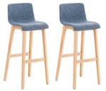 Tabouret de bar Hover Lot de 2 Bleu