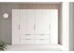 Penderie Luano Bianco Blanc - Bois manufacturé - 270 x 210 x 60 cm